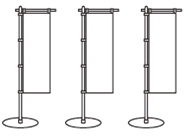 屋内に設置するのぼり